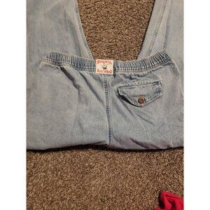 Birdwell Beach Britches Denim Drawstring Waist  Pull On Jeans Pants Men L